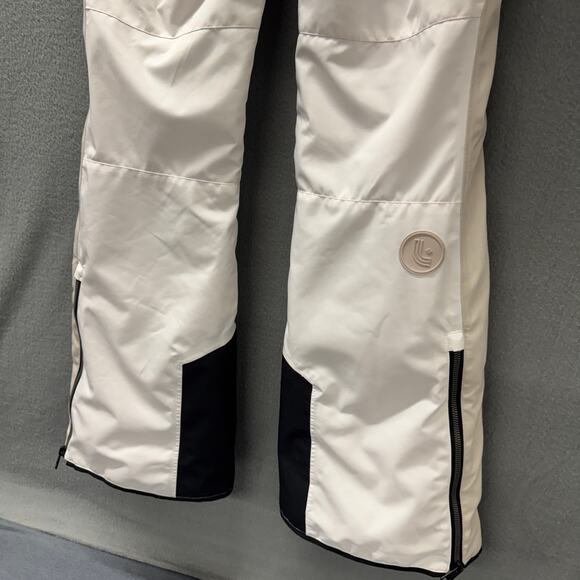 Lole Ski Pants Womens Small White Mont Tremblant Snow Pant Insulated Waterproof - Picture 10 of 16